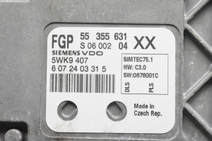 Opel Vectra C (2002–2008) Engine control unit 55355631 - 5