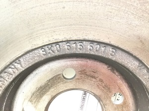  Rear brake disc 