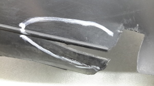 Mercedes Benz CLK-Class 209 (2002–2009) Front wheel arch liner, front section A2098840622 - 2