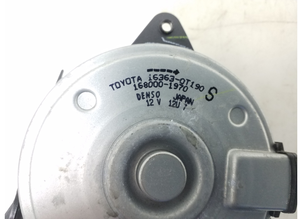 TOYOTA C-HR 1 generation (2016-2023) Moteur de ventilateur diffuseur 163630T190 18804224