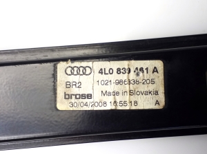 AUDI Q7 (2006–2015) Rear side door window regulator 4L0839461A - 2