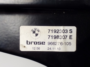 BMW Z4 E89 (2009–2016) Heckfensterheberrahmen Rear 7192303S - 2