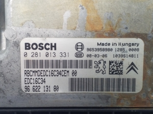 Engine control unit - 9662213180