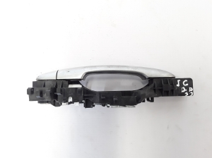 RENAULT Scenic (2003–2010) Front door external opening handle and its details - 3