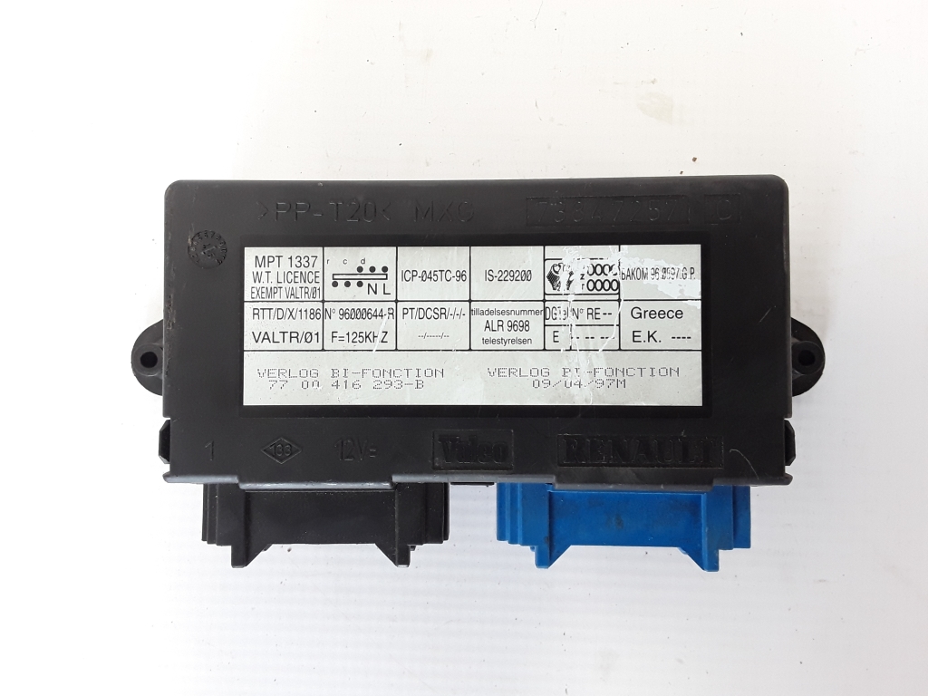 RENAULT Espace 3 generation (1996-2002) Comfort Control Unit 7700416293 22312680