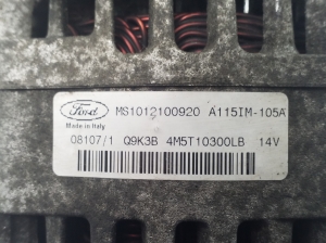 Ford Focus (2004–2011) Generaator 4M5T10300LB - 2