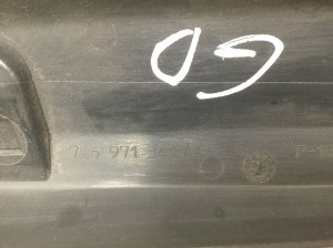 Volkswagen Touareg I (2002–2010) Trunk lid hinge trim 7L6971341AA - 2