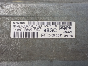 Ford Fiesta V (2002–2008) Motorsteuergerät 5S6112A650DC - 4