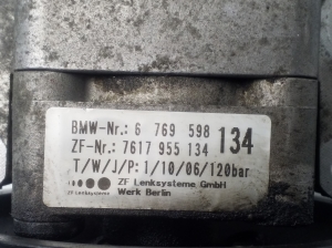 BMW 1 SERIES E87 (2003–2012) Servopumpe 6769598 - 3