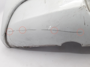 RENAULT Twingo II (2007–2014) Rear bumper 850103420R - 3