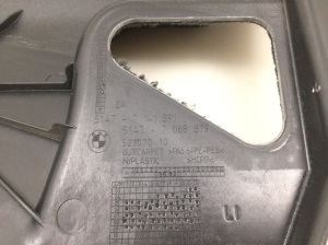 BMW 3 SERIES E91 (2005–2013) Trunk side trim panel 7068879 - 2