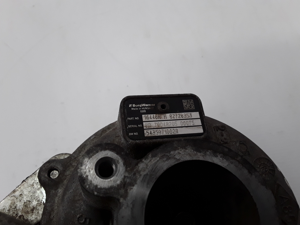 RENAULT Clio 4 generation (2012-2020) Turbófeltöltő 54359710028 22313240