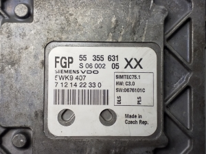 Opel Astra H (2004–2010) Engine control unit 55355631 - 3
