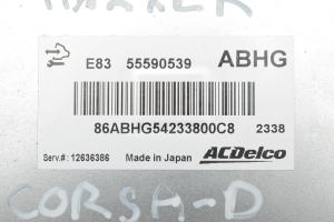 Opel Corsa D (2006–2014) Motorsteuergerät 55590539 - 3