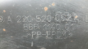 Mercedes Benz S-Class 220 (1998–2005) Põhjakaitse A2205200622 - 3