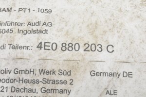 AUDI A8 D3 (2002–2010) Beifahrerairbag 4E0880203C - 4