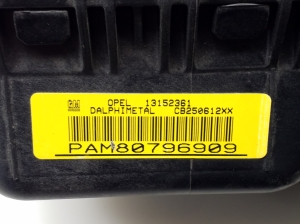 Opel Corsa D (2006–2014) Pasažiera drošības spilvens panelī 13152361 - 2