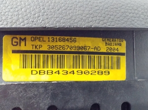 Fahrerairbag - 13168456