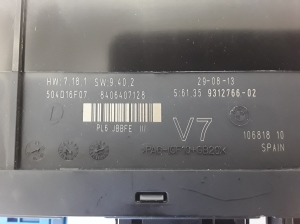 BMW 5 SERIES F11 (2010–2017) Control unit 9312766 - 3