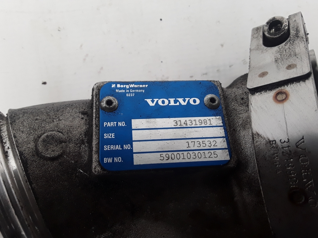 VOLVO V60 1 generation (2010-2020) Vakuum turbolader kontrol 31431981 22314316