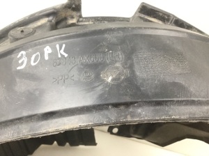 NISSAN Micra K12 (2002–2010) Front wheel arch liner 63843AX600 - 2