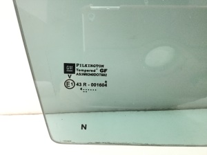 Opel Signum (2003–2008) Rear side door glass - 2