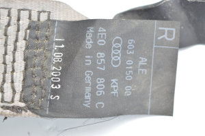 AUDI A4 B6 (2000–2005) Rear seat belt 4E0857806C - 2