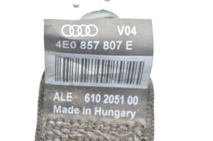 AUDI A8 D3 (2002–2010) Tagumine turvavöö 4E0857807E - 4