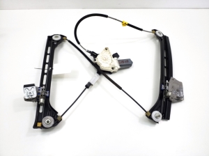 Front door window regulator and its parts