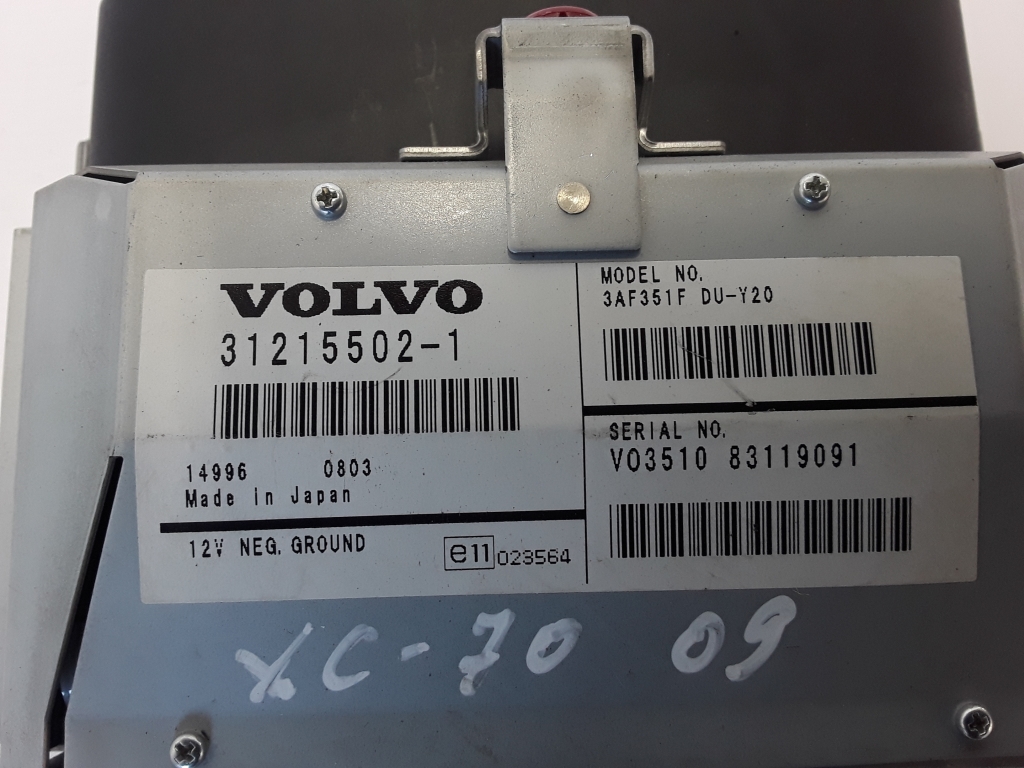 VOLVO XC70 2 generation (2000-2007) Navigation Display 31215502 22314784