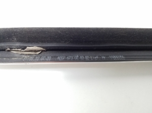 Mercedes Benz E-Class W207 (2009–2017) Rear quarter window outer molding A2076730283 - 2