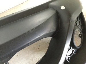  Front bumper lower spoiler 