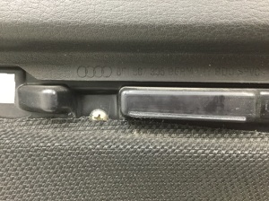  Rear side door trim and its details 