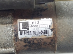 Mazda 6 (2002–2007) Starter M000T90981 - 2
