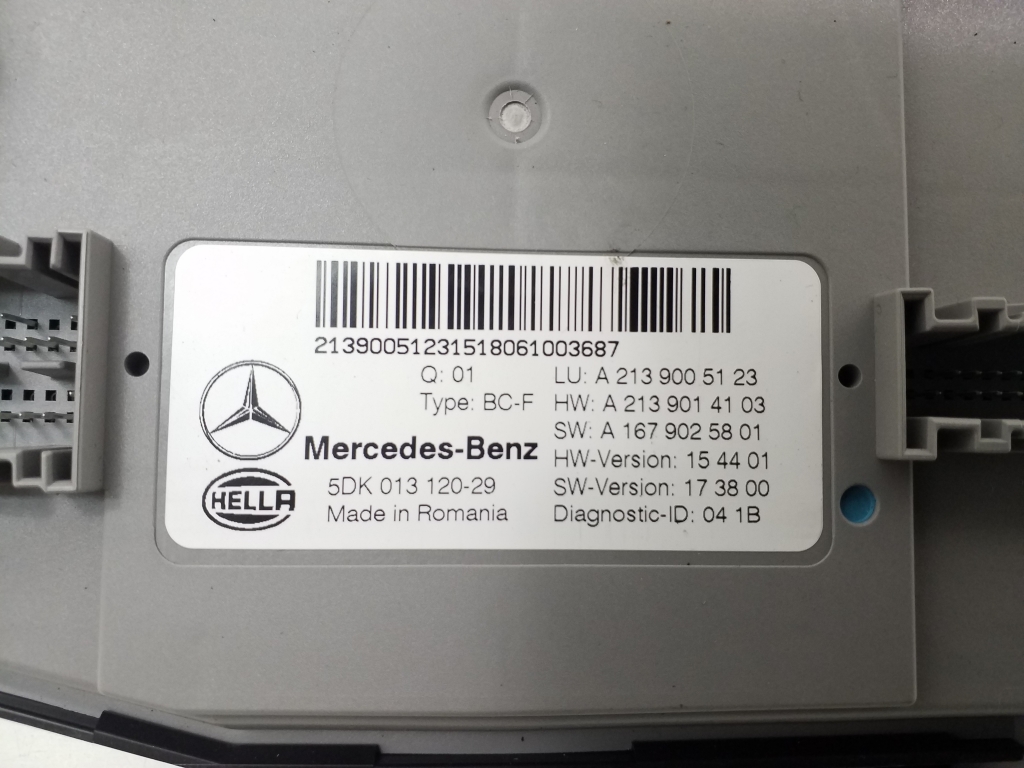 MERCEDES-BENZ E (W213) (2015-present) Other Control Units A2139005123 ...