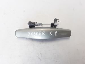 Front door external opening handle and its details