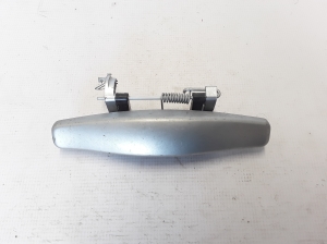 Front door external opening handle and its details - 