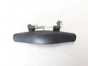 Front door external opening handle and its details