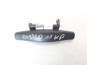 Front door external opening handle and its details