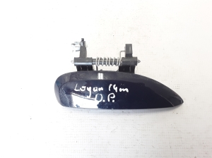 Front door external opening handle and its details