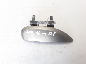 Front door external opening handle and its details