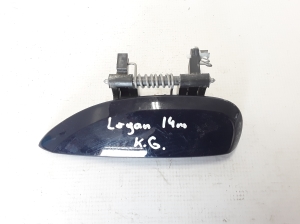 Rear side door exterior handle and its parts