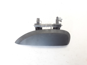 Front door external opening handle and its details
