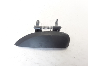 Front door external opening handle and its details