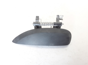 Front door external opening handle and its details