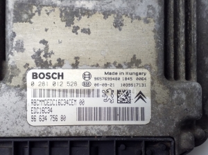 Peugeot 206 (1998–2013) Motorsteuergerät 9663475680 - 2
