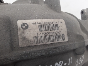 BMW 5 SERIES F11 (2010–2017) Rear differential 7584446 - 2