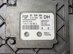 Opel Astra H (2004–2010) Motorsteuergerät 55559394 - 3