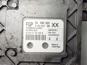 Opel Vectra C (2002–2008) Engine control unit 55355631 - 2