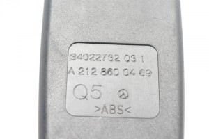 Mercedes Benz E-Class W212 (2009–2015) Sicherheitsgurtschloss hinten A2128600469 - 4